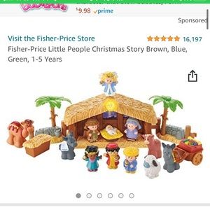 New Little People Nativity Set